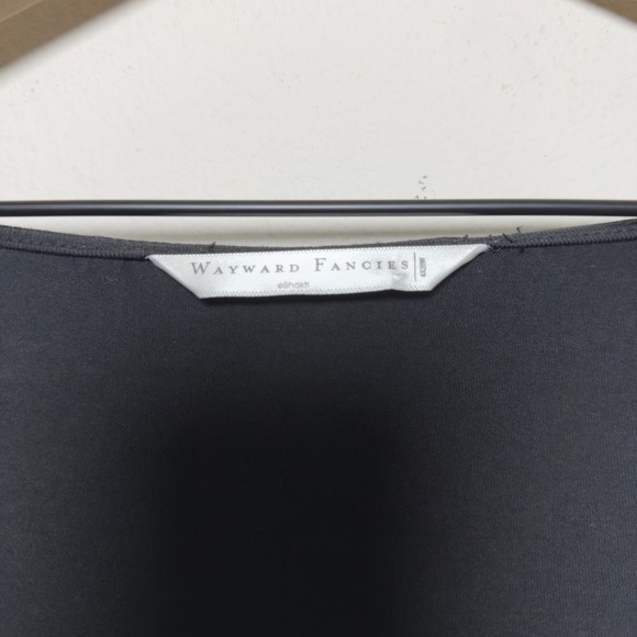 Eshakti Wayward Fancies Women Boho Top 2X Black Pink Embroidered Tie Front Weste - Picture 5 of 11